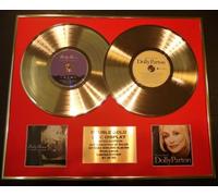 DOLLY PARTON/DOUBLE CD GOLD DISC DISPLAY/LTD. EDITION/COA/"LITTLE SPARROW" & "THE VERY BEST OF DOLLY