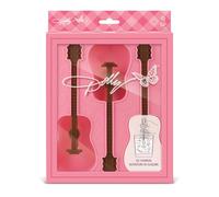 Dolly Parton Guitar Ice Mold Tray, Pink, Creates Three Guitar Frozen Drink Stirrers, Great for Music Lovers
