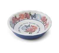 Dolly Parton Pie Dish Durable Stoneware, Even Heat Distribution, Perfect for Sweet and Savory Baking, 10.08 x 10.24 x 2.4 Inch