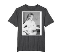 Dolly Parton Vintage Polaroid T-Shirt, Men's Big and Tall, Dark Heather Grey, 5X Tall