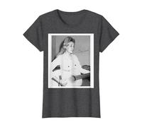 Dolly Parton Vintage Polaroid T-Shirt, Women, Dark Heather Grey, X-Small
