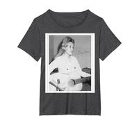 Dolly Parton Vintage Polaroid T-Shirt, Women's Plus, Dark Heather Grey, 6X