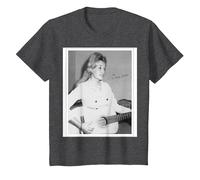 Dolly Parton Vintage Polaroid T-Shirt, Youth, Dark Heather Grey, Small