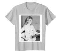 Dolly Parton Vintage Polaroid T-Shirt, Youth, Silver Grey, Large