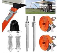 Dolly RV Awning Storm Band Straps Tie Down Caravan Camping Accessories compatible with Thule Fiamma Dometic Awning Canopy Most Motorhomes
