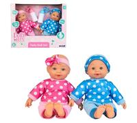 Dolly Tots Twin Dolls Playset | 30cm Talking Boy & Girl Dolly | Soft Bodied Doll | Dolls For Childrens Prams, Pushchairs & Nursery's | 5 Interactive sounds | Ideal First Doll For Toddler | 18M+