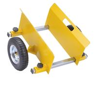 Dolly Trolley,Heavy Duty Panel Dolly,Nisorpa 660LBS Plasterboard Trolley Wheels,Adjustable Drywall Mover with 8" Solid Wheels for Drywall Sheet Material Handling All Terrain Moving Cart (B)