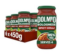 Dolmio Bolognese Intense Spicy Chilli Pasta Sauce Jar, Bulk Multipack 6 x 450g