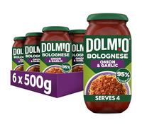 Dolmio Bolognese Onion and Garlic Pasta Sauce Jar, Bulk Multipack 6 x 500 g