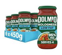 Dolmio Bolognese Original Low Fat Pasta Sauce Jar, Bulk Multipack 6 x 450g