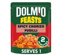 Dolmio Feasts Spicy Chorizo Fusilli Ready Meals Pouch 250g