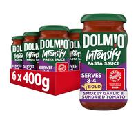 Dolmio Intensify Bold Smokey Garlic & Sundried Tomato Pasta Sauce Jar, Bulk Multipack 6 x 400g