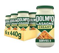 Dolmio Lasagne Creamy White Pasta Sauce Jar, Bulk Multipack 6 x 440g