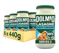 Dolmio Lasagne Light Creamy White Sauce Jar, Bulk Multipack 6 x 440g
