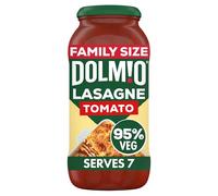 Dolmio Lasagne Red Tomato Sauce Family Size Jar 675g (Pack of 6)