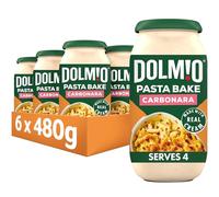 Dolmio Pasta Bake Carbonara Pasta Sauce Jar, Bulk Multipack 6 x 480g