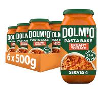 Dolmio Pasta Bake Creamy Tomato Pasta Sauce Jar, Bulk Multipack 6 x 500g