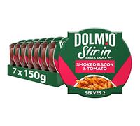 Dolmio Stir In Smoked Bacon and Tomato Pasta Sauce, Bulk Multipack 7 x 150 g pots