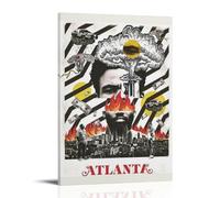 DOLNJUH Atlanta Famous Iconic Movie And Popular TV Series Canvas Poster Wall Art Decorative Painting Bedroom Painting Posters 12x18inch(30x45cm) Frame-style