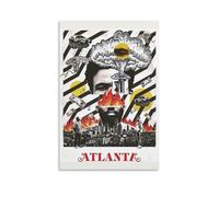 DOLNJUH Atlanta Famous Iconic Movie And Popular TV Series Canvas Poster Wall Art Decorative Painting Bedroom Painting Posters 24x36inch(60x90cm) Unframe-style