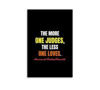 DOLNJUH Honore De Balzac Great Scholar And Their Book Quotes Canvas Poster Wall Art Decorative Painting Bedroom Painting Posters 24x36inch(60x90cm) Unframe-style