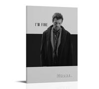 DOLNJUH House M.D Famous Iconic Movie And Popular TV Series Canvas Poster Wall Art Decorative Painting Bedroom Painting Posters 20x30inch(50x75cm) Frame-style