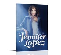 DOLNJUH Jennifer Lopez Amazing Singer Wonderful Music Album Cover Canvas Poster Wall Art Decorative Painting Bedroom Painting Posters 12x18inch(30x45cm) Frame-style