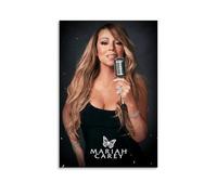 DOLNJUH Mariah Carey Amazing Singer Wonderful Music Album Cover Canvas Poster Wall Art Decorative Painting Bedroom Painting Posters 12x18inch(30x45cm) Unframe-style