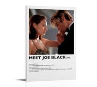 DOLNJUH Meet Joe Black Famous Iconic Movie And Popular TV Series Canvas Poster Wall Art Decorative Painting Bedroom Painting Posters 12x18inch(30x45cm) Frame-style
