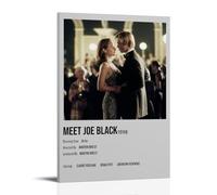 DOLNJUH Meet Joe Black Famous Iconic Movie And Popular TV Series Canvas Poster Wall Art Decorative Painting Bedroom Painting Posters 12x18inch(30x45cm) Frame-style