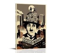 DOLNJUH Modern Times Famous Iconic Movie And Popular TV Series Canvas Poster Wall Art Decorative Painting Bedroom Painting Posters 08x12inch(20x30cm) Frame-style