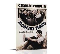 DOLNJUH Modern Times Famous Iconic Movie And Popular TV Series Canvas Poster Wall Art Decorative Painting Bedroom Painting Posters 08x12inch(20x30cm) Frame-style