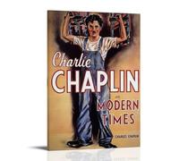 DOLNJUH Modern Times Famous Iconic Movie And Popular TV Series Canvas Poster Wall Art Decorative Painting Bedroom Painting Posters 12x18inch(30x45cm) Frame-style