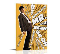 DOLNJUH Mr. Bean Famous Iconic Movie And Popular TV Series Canvas Poster Wall Art Decorative Painting Bedroom Painting Posters 24x36inch(60x90cm) Frame-style