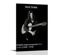 DOLNJUH Nick Drake Amazing Singer Wonderful Music Album Cover Canvas Poster Wall Art Decorative Painting Bedroom Painting Posters 20x30inch(50x75cm) Frame-style