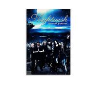 DOLNJUH Nightwish Amazing Singer Wonderful Music Album Cover Canvas Poster Wall Art Decorative Painting Bedroom Painting Posters 12x18inch(30x45cm) Unframe-style