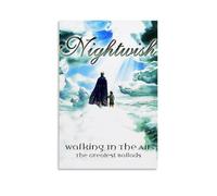 DOLNJUH Nightwish Amazing Singer Wonderful Music Album Cover Canvas Poster Wall Art Decorative Painting Bedroom Painting Posters 12x18inch(30x45cm) Unframe-style