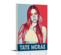 DOLNJUH Tate McRae Amazing Singer Wonderful Music Album Cover Canvas Poster Wall Art Decorative Painting Bedroom Painting Posters 16x24inch(40x60cm) Frame-style