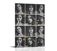 DOLNJUH Tate McRae Amazing Singer Wonderful Music Album Cover Canvas Poster Wall Art Decorative Painting Bedroom Painting Posters 16x24inch(40x60cm) Frame-style