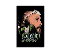 DOLNJUH Teddy Swims Amazing Singer Wonderful Music Album Cover Canvas Poster Wall Art Decorative Painting Bedroom Painting Posters 08x12inch(20x30cm) Unframe-style