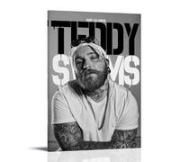 DOLNJUH Teddy Swims Amazing Singer Wonderful Music Album Cover Canvas Poster Wall Art Decorative Painting Bedroom Painting Posters 24x36inch(60x90cm) Frame-style