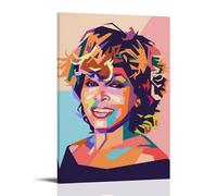 DOLNJUH Tina Turner Amazing Singer Wonderful Music Album Cover Canvas Poster Wall Art Decorative Painting Bedroom Painting Posters 20x30inch(50x75cm) Frame-style