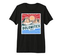 Dolomites Italy Alps Dolomites Family Trip Italian Mountains Premium T-Shirt