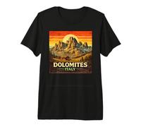 Dolomites Italy Alps Dolomites Family Trip Italian Mountains Premium T-Shirt