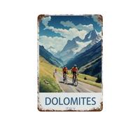 Dolomites Italy,Funny Vintage Metal Tin Sign Kitchen Bathroom Office Garage Bar Cafe Restaurant Shop Cave Home Wall Decor Art Ideas Gift Tin Sign-yV083(8x12Inch)