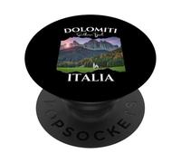Dolomites Italy in Italian Language Alt Vista Hiking Groups PopSockets Adhesive PopGrip