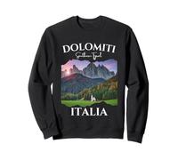 Dolomites Italy in Italian Language Alt Vista Hiking Groups Sweatshirt