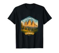 Dolomites Italy Nature Hiking Landscape Adventure T-Shirt