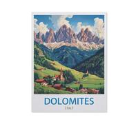 Dolomites Italy，Paper Jigsaw Puzzle 1000 Pieces Adult Toys Decompression Game-CI230-50x70cm