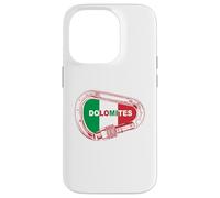 Dolomites Rock Climbing Carabiner Case for iPhone 14 Pro